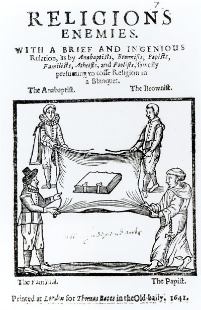 Nemici religiosi, 1641 da English School